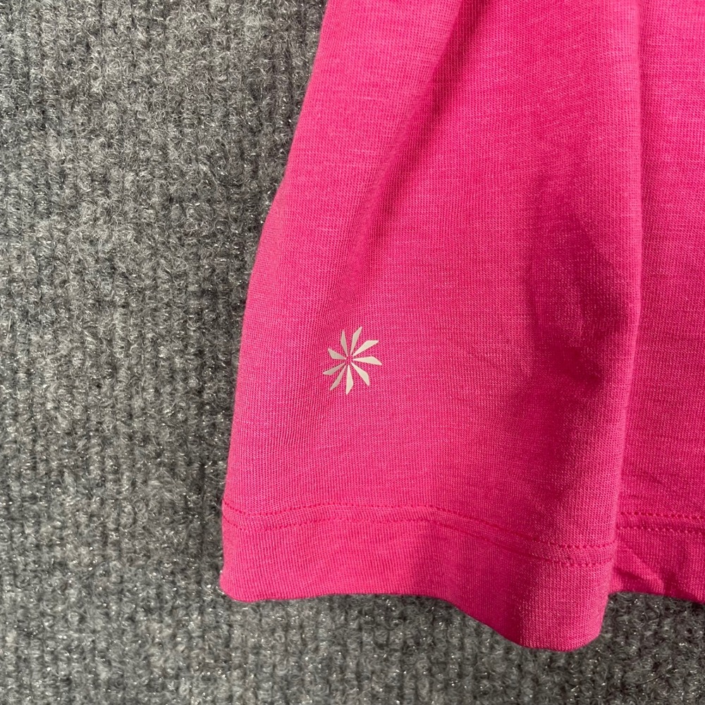 Athleta Pink Drawstring Waist Tank Dress Size Medium M Athletic Workout Casual - Picture 3 of 8